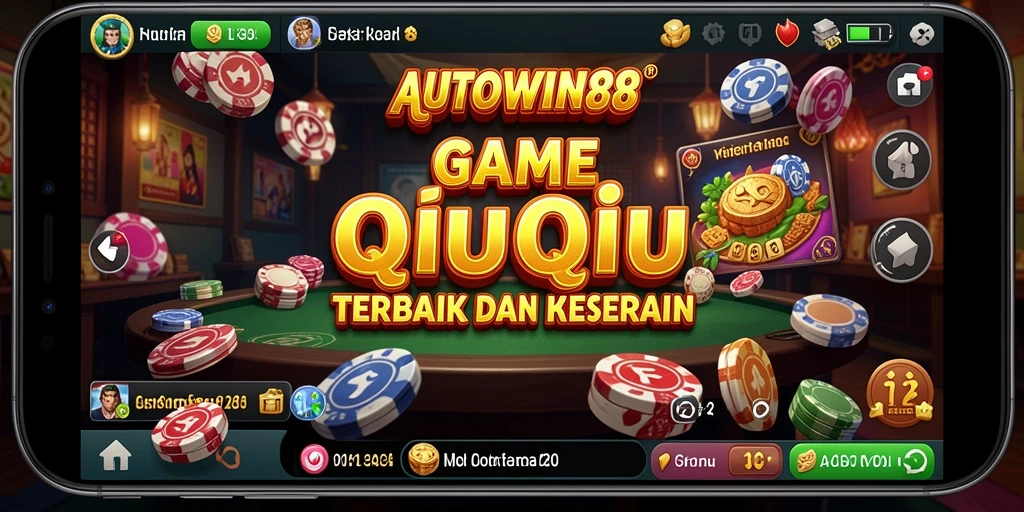 Tampilan gameplay QiuQiu yang seru dan menegangkan.