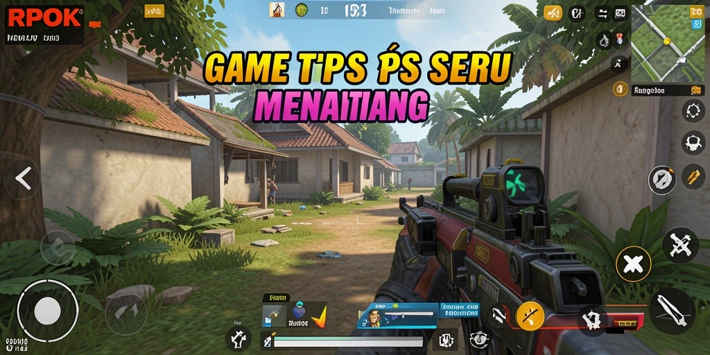 Screenshot gameplay RPOK menampilkan aksi seru dalam mode TPS.