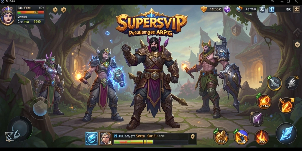 Tampilan menarik dari gameplay ARPG yang mendebarkan.